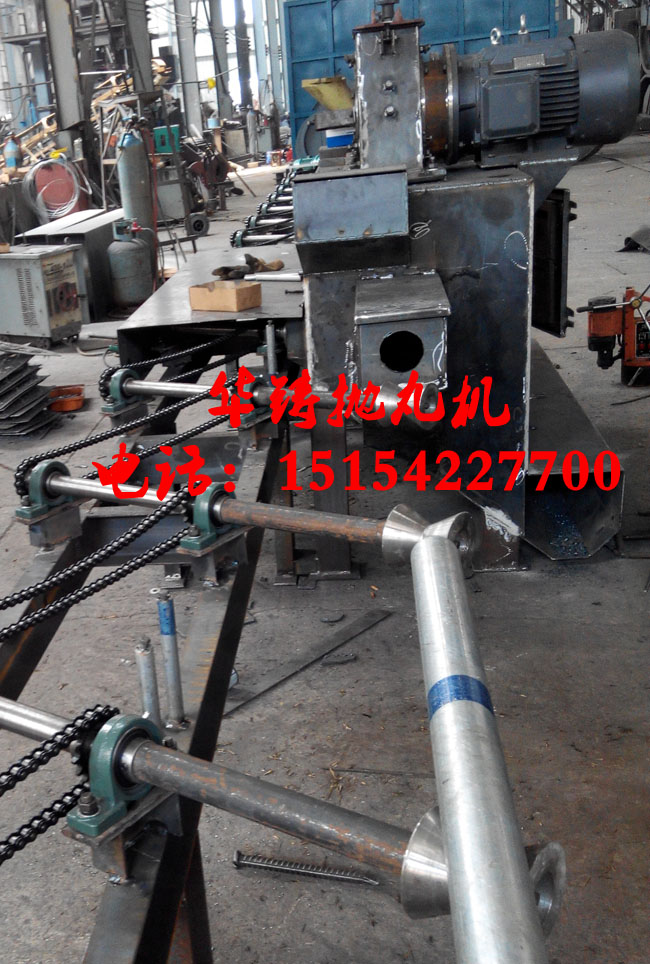 鋼管拋丸除銹機 鋼管拋丸除銹機