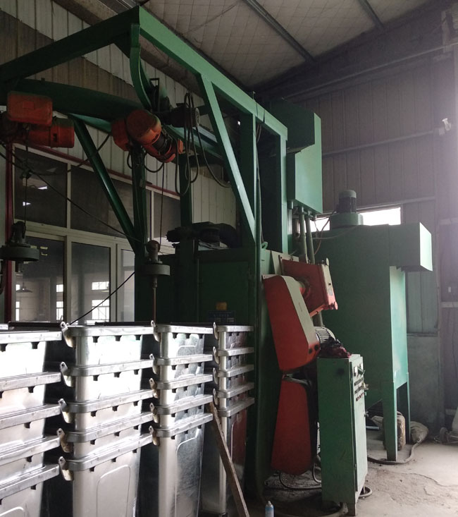 濟南歷下區吊鉤式拋丸機案例現場 濟南歷下區吊鉤式拋丸機案例現場