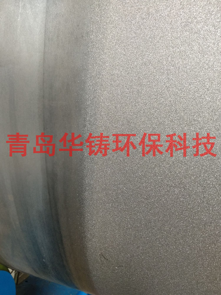鋼管外壁拋丸機清理效果圖 鋼管外壁拋丸機清理效果圖