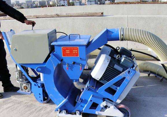 路面拋丸機整機結構圖 路面拋丸機整機結構圖