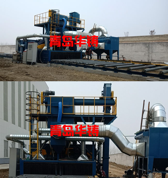 Q6930鋼板拋丸機(jī)使用現(xiàn)場(chǎng)安裝圖 Q6930鋼板拋丸機(jī)使用現(xiàn)場(chǎng)安裝圖