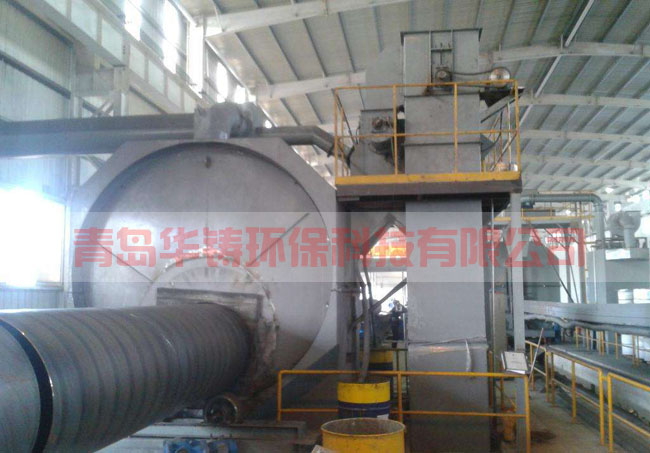 鋼管內外壁拋丸機