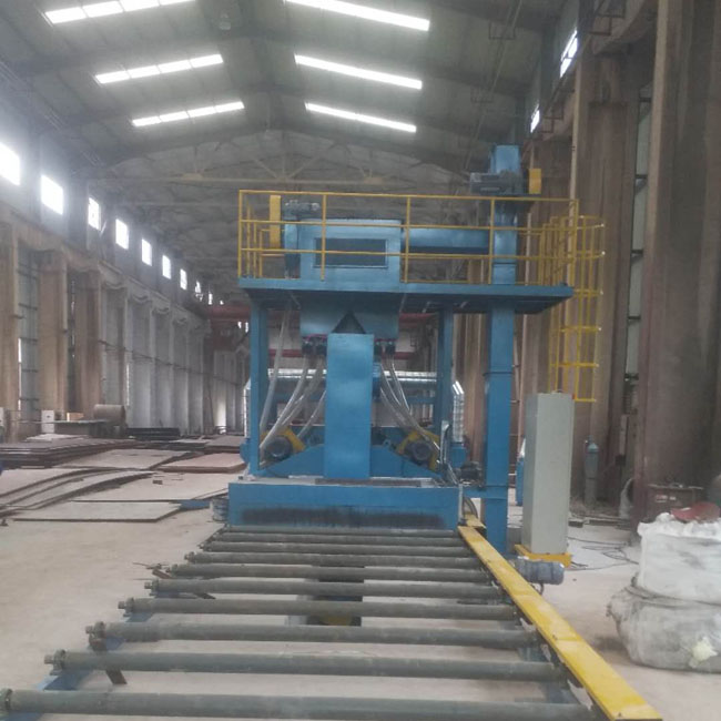 鋼材預(yù)處理線拋丸機(jī) 鋼材預(yù)處理線拋丸機(jī)