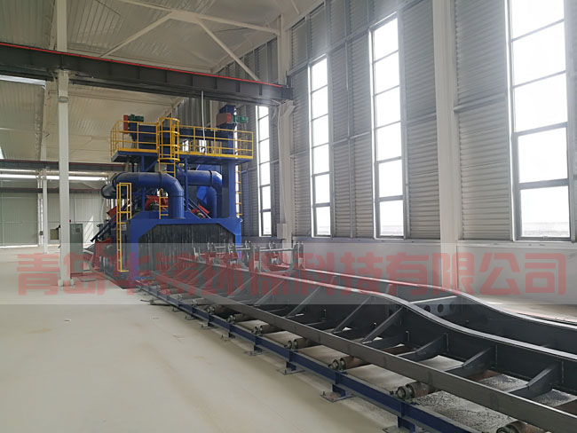 半掛車底盤專用拋丸機(jī) 半掛車底盤專用拋丸機(jī)