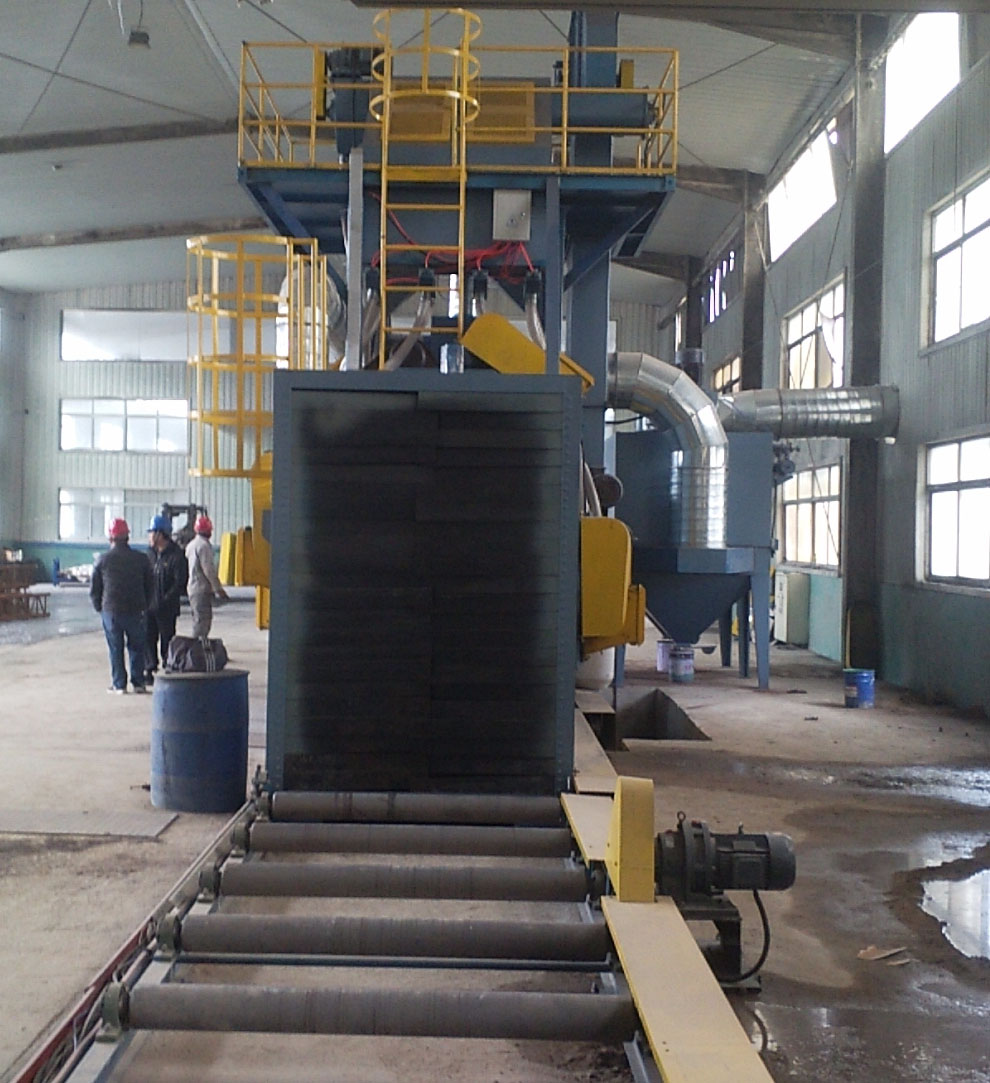 鋼結(jié)構(gòu)拋丸機(jī)圖二 鋼結(jié)構(gòu)拋丸機(jī)圖二