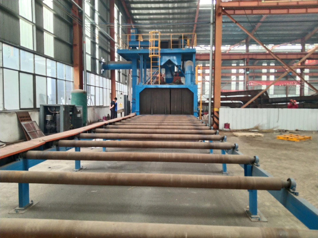 鋼結(jié)構(gòu)拋丸機(jī)圖四 鋼結(jié)構(gòu)拋丸機(jī)圖四